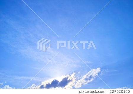 藍色的天空和雲圖像 藍色的天空和雲圖像 127620160