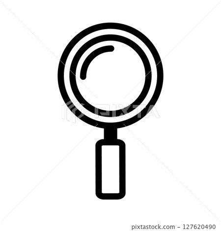 Stationery_Monochrome_Magnifying Glass Stationery_Monochrome_Magnifying Glass 127620490