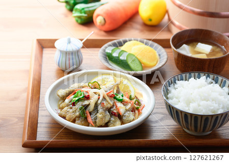 竹莢魚南蠻漬套餐 竹莢魚南蠻漬套餐 127621267