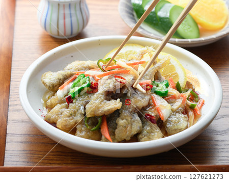 亞洲醃製的豆子 127621273