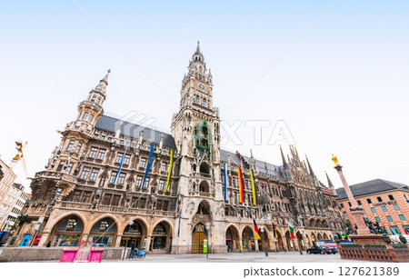 Munich Marienplatz New Town Hall 127621389
