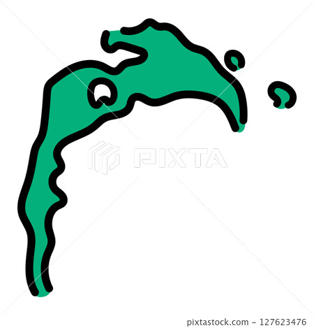 Handwritten_Azerbaijan_Baku_vector material 127623476