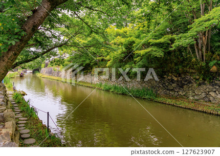 Early summer scenery of the water town of Omihachiman, Shiga Prefecture Early summer scenery of the water town of Omihachiman, Shiga Prefecture 127623907