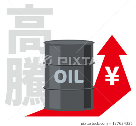 油價上漲的例證 127624325