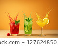 Dynamic Splash, Mocktails with Text Area 127624850