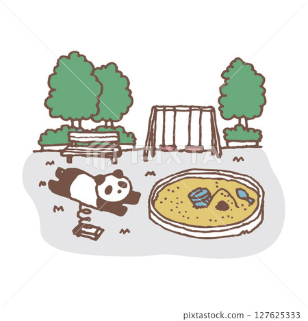  公園 127625333