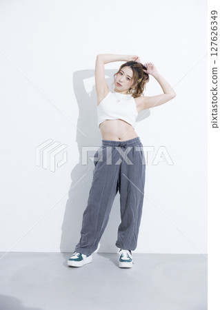 女人伸展 女人伸展 127626349