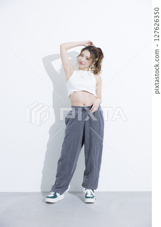 女人伸展 女人伸展 127626350