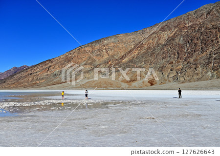 Badwater Lake turned into a lake by Hurricane Hillary 127626643