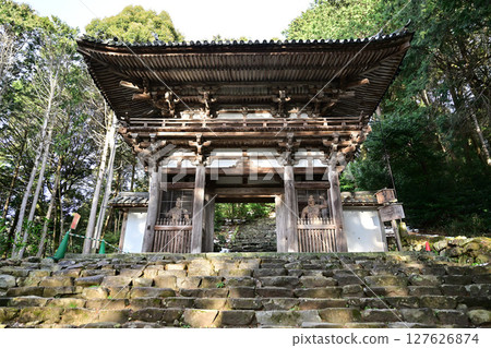 Shiga Prefecture Azuchi Castle Ruins Niomon Gate 127626874