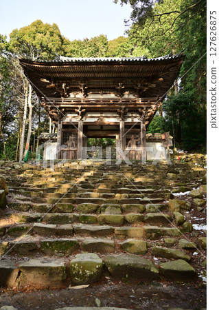 滋賀縣安土城遺址仁王門 滋賀縣安土城遺址仁王門 127626875