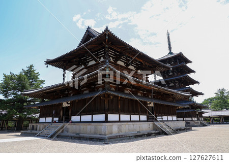 Horyu-ji Temple Historical Buildings 127627611