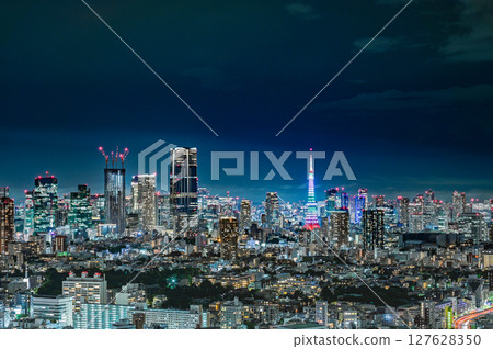 Night view of Tokyo Night view of Tokyo 127628350