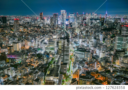 Night view of Tokyo 127628358