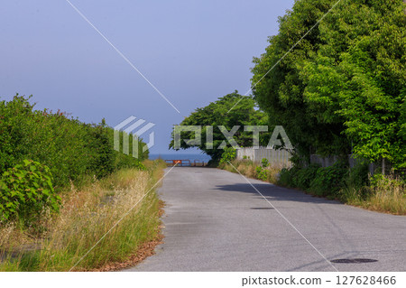 A view of the vast, ocean-like shores of Lake Biwa 127628466