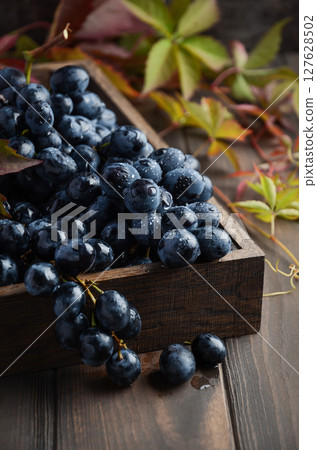 grape, tray, fruit 127628502