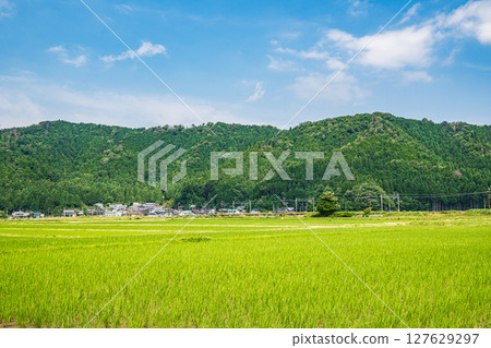 Rural scenery in Yogo Town, Kohoku region, Nagahama City, Shiga Prefecture 127629297