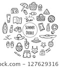 An Exciting and Vibrant Summer Fun Icons Collection for Your Creative Projects and Designs 127629316