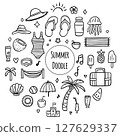 An Exciting and Vibrant Summer Fun Icons Collection for Your Creative Projects and Designs 127629337