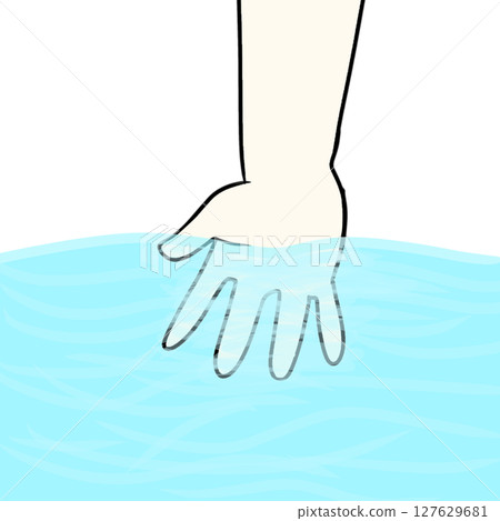 Water, put your hands in, simple Water, put your hands in, simple 127629681