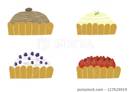 四手繪蛋塔 127629919