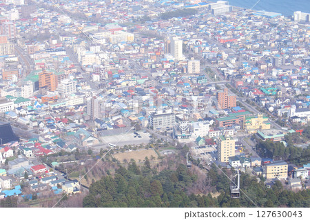 從函館山欣賞色彩繽紛的城鎮景觀 127630043