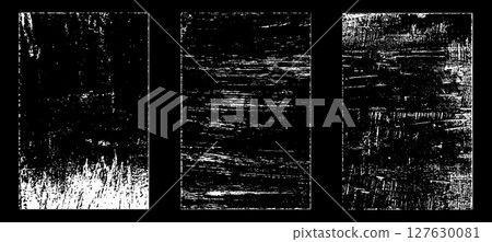 Black and white grunge. Distress overlay texture. Abstract surface dust and rough dirty wall background concept. Distress illustration simply place over object to create grunge effect. Vector EPS10. 127630081