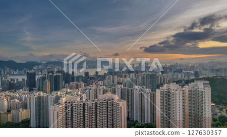 June 8 2025 View of Urban Cityscape Near Serene Water 127630357