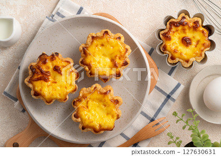 Egg tart Portuguese egg tart Pastel de nata egg tart エッグタルト スイーツ Egg tart Portuguese egg tart Pastel de nata egg tart エッグタルト スイーツ 127630631