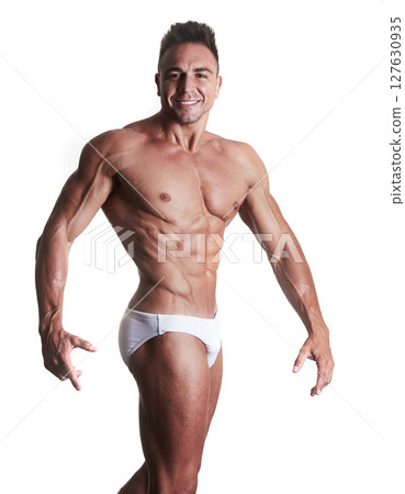 male model - fitness addicted shot in studio background male model - fitness addicted shot in studio background 127630935