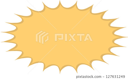 簡單的鋸齒狀語音氣泡 127631249