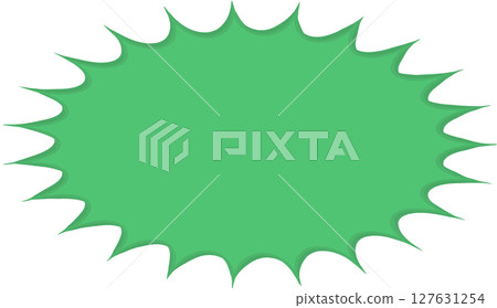 簡單的鋸齒狀語音氣泡 127631254