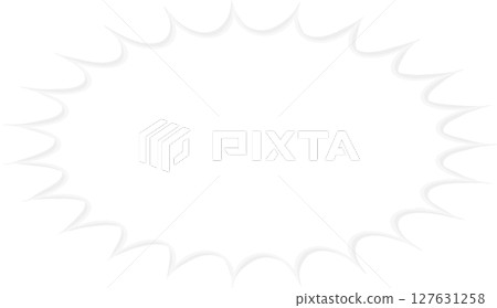 簡單的鋸齒狀語音氣泡 127631258