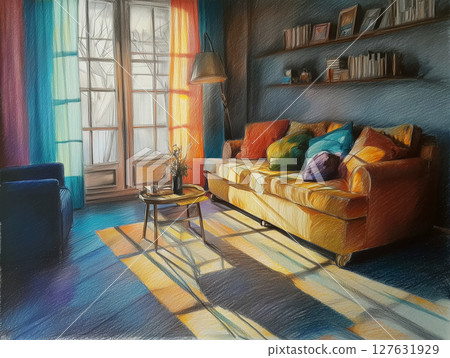 Living illustration Living illustration 127631929