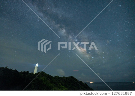 (Shizuoka Prefecture) Izu Tsumekizaki Lighthouse and the Summer Milky Way 127631997