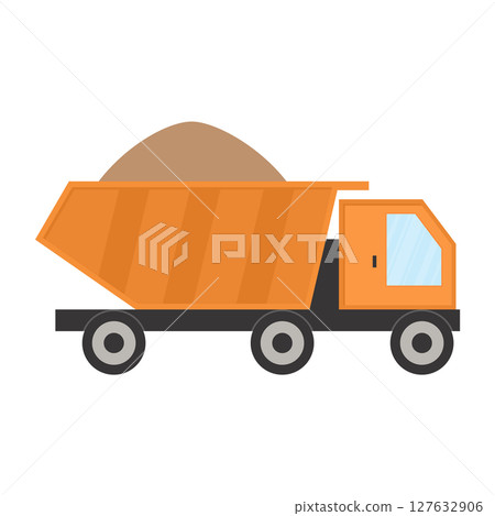 dumper vector illustration dumper vector illustration 127632906