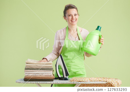 Cheerful laundry prep Cheerful laundry prep 127633293