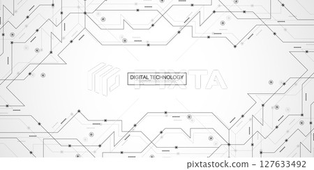 Motherboard technology abstract texture design. Creative idea AI banner concept for internet technology. Software coding. Digital concept for poster, cover, banner, header, web, presentation template. Motherboard technology abstract texture design. Creative idea AI banner concept for internet technology. Software coding. Digital concept for poster, cover, banner, header, web, presentation template. 127633492