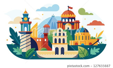 A sense of journey and departure blends with the historical significance of the scene. A sense of journey and departure blends with the historical significance of the scene. 127633887