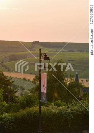 Vineyards at sunset as seen from the hills of Sancerre (France, June 8, 2025) Vineyards at sunset as seen from the hills of Sancerre (France, June 8, 2025) 127633993