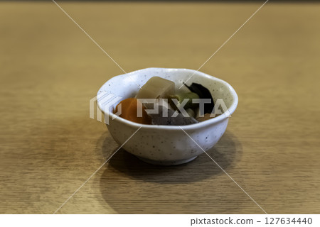 Sushi restaurant stew 127634440