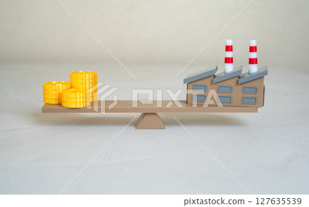 Valuation of a factory or industrial plant. Profit or tax revenue from industrial plant. 127635539