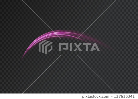 Pink airflow wave flows smoothly 127636341