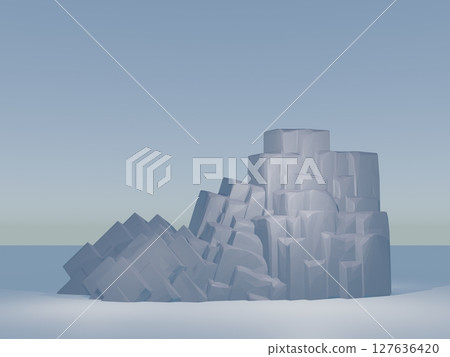 A space with large rock masses A space with large rock masses 127636420