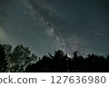 Starry sky and Milky Way in Yatsugatake 127636980