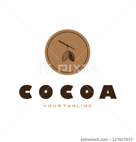 cocoa logo,cocoa bean,cocoa tree,cocoa branches and leaves,chocolate mix on white background,vintage,modern,simple,minimalist icon illustration template design vector cocoa logo,cocoa bean,cocoa tree,cocoa branches and leaves,chocolate mix on white background,vintage,modern,simple,minimalist icon illustration template design vector 127637037