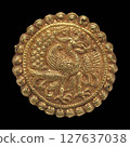 Ancient Chinese Gold Plaque Phoenix Motif Central Asian Historical Art 127637038