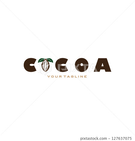 cocoa logo,cocoa bean,cocoa tree,cocoa branches and leaves,chocolate mix on white background,vintage,modern,simple,minimalist icon illustration template design vector cocoa logo,cocoa bean,cocoa tree,cocoa branches and leaves,chocolate mix on white background,vintage,modern,simple,minimalist icon illustration template design vector 127637075