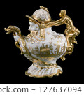 Exquisite Meissen Porcelain Teapot Baroque Rococo Style 18th Century Decorative Art 127637094
