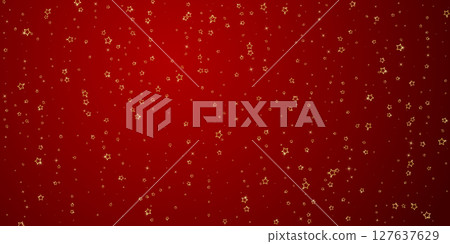 Christmas spirit. Scattered falling stars. Christmas spirit. Scattered falling stars. 127637629